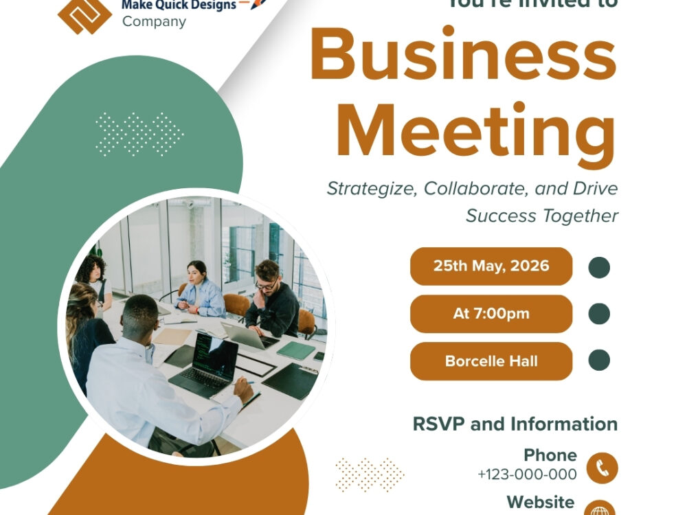 Custom corporate event invitations for conferences, seminars, and company celebrations